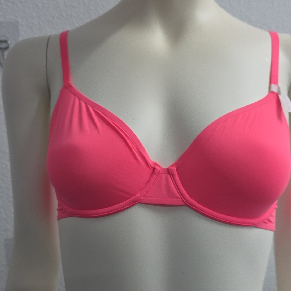 Aerie Smoothez Hot Pink Full Coverage Underwire Bra 34C